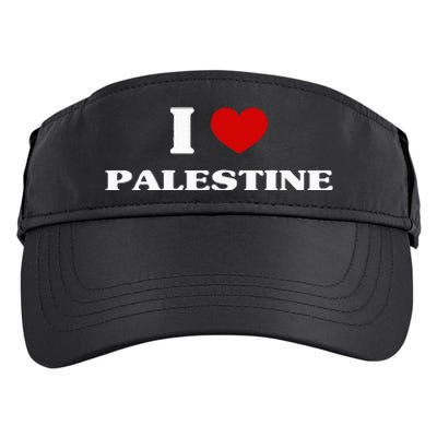 Palestine I Heart Palestine Souvenir I Love Palestine Adult Drive Performance Visor