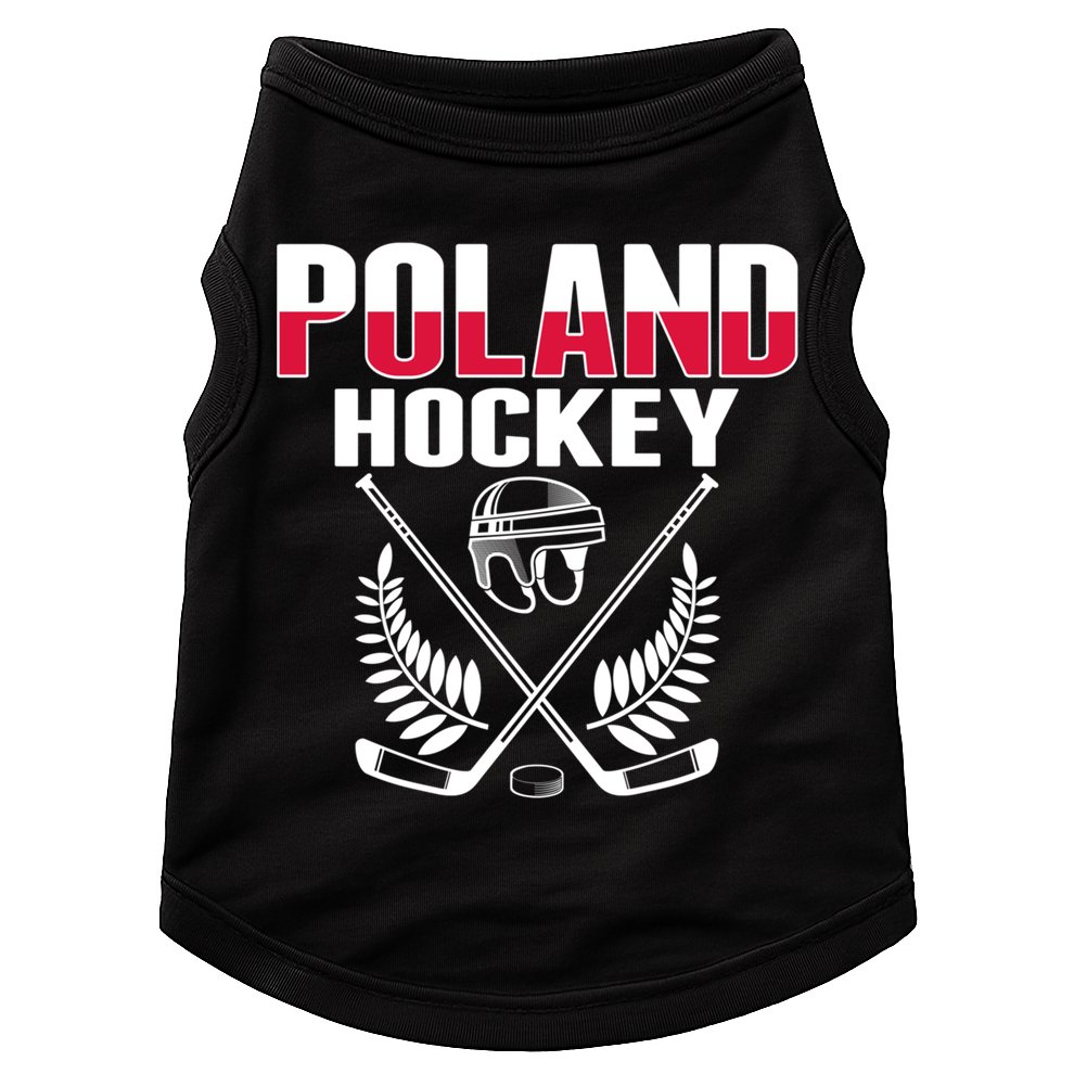 Poland Ice Hockey Fans Jersey Polish Hockey Team Supporter Gift Doggie Tank