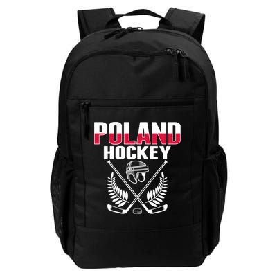 Poland Ice Hockey Fans Jersey Polish Hockey Team Supporter Gift Backpack