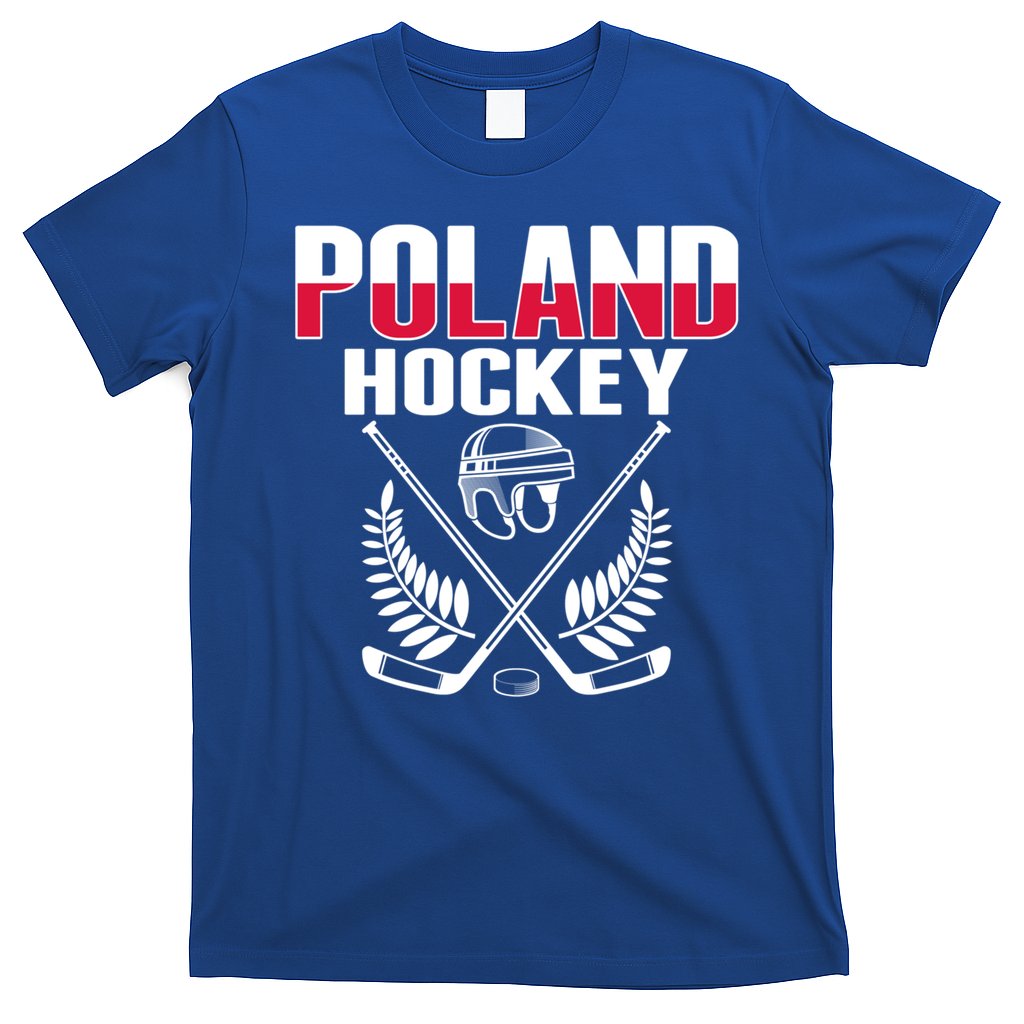 Poland Ice Hockey Fans Jersey Polish Hockey Team Supporter Gift T-Shirt