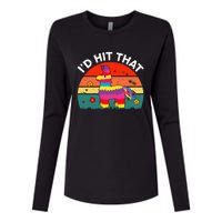 Pinata Id Hit That Cinco De Mayo Funny Mexican Womens Cotton Relaxed Long Sleeve T-Shirt