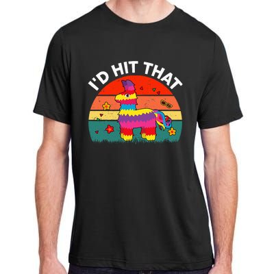 Pinata Id Hit That Cinco De Mayo Funny Mexican Adult ChromaSoft Performance T-Shirt