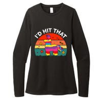 Pinata Id Hit That Cinco De Mayo Funny Mexican Womens CVC Long Sleeve Shirt