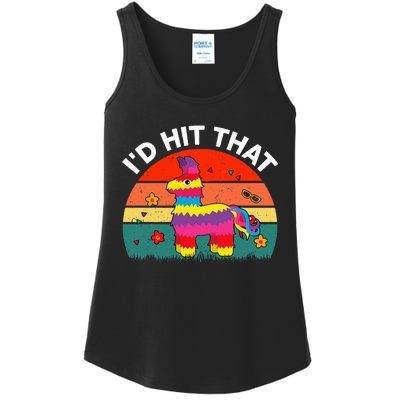 Pinata Id Hit That Cinco De Mayo Funny Mexican Ladies Essential Tank