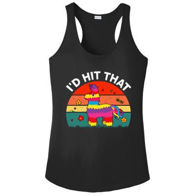 Pinata Id Hit That Cinco De Mayo Funny Mexican Ladies PosiCharge Competitor Racerback Tank