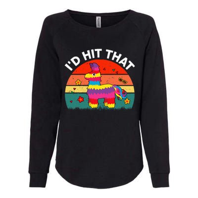 Pinata Id Hit That Cinco De Mayo Funny Mexican Womens California Wash Sweatshirt