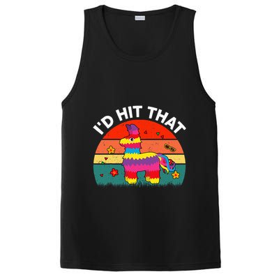 Pinata Id Hit That Cinco De Mayo Funny Mexican PosiCharge Competitor Tank