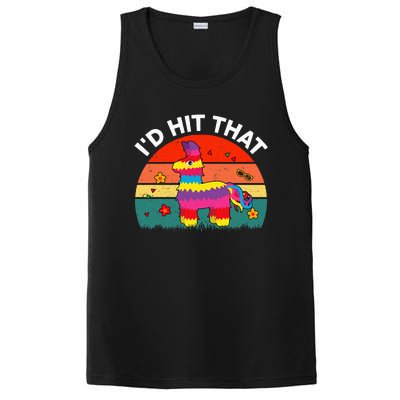 Pinata Id Hit That Cinco De Mayo Funny Mexican PosiCharge Competitor Tank