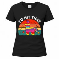 Pinata Id Hit That Cinco De Mayo Funny Mexican Women's T-Shirt