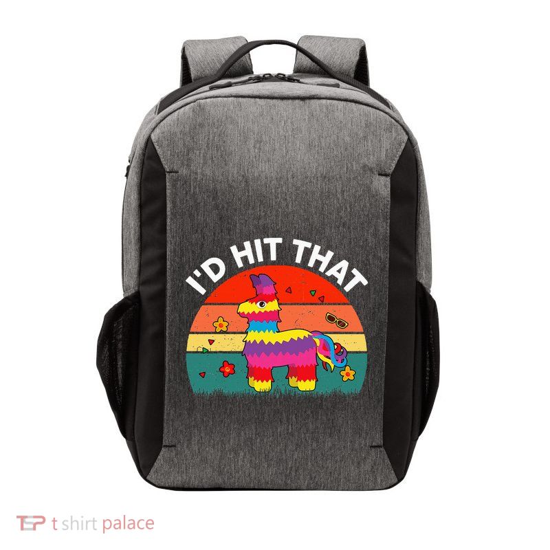 Pinata Id Hit That Cinco De Mayo Funny Mexican Vector Backpack