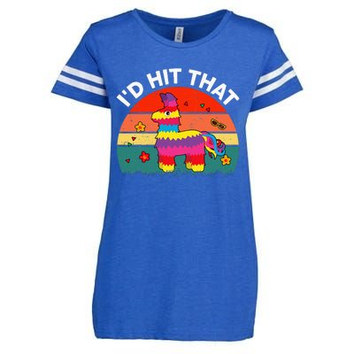 Pinata Id Hit That Cinco De Mayo Funny Mexican Enza Ladies Jersey Football T-Shirt