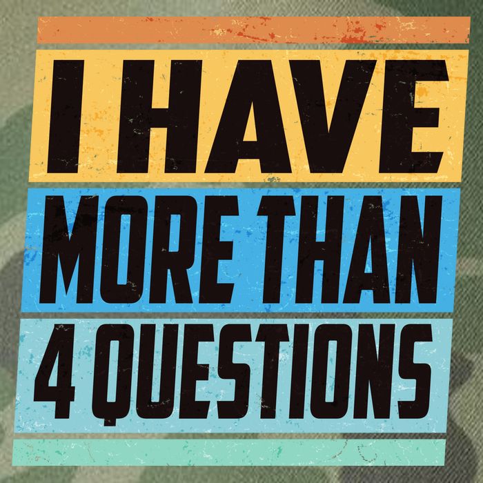 Passover I Have More Than 4 Questions Legacy Tie Dye Trucker Hat