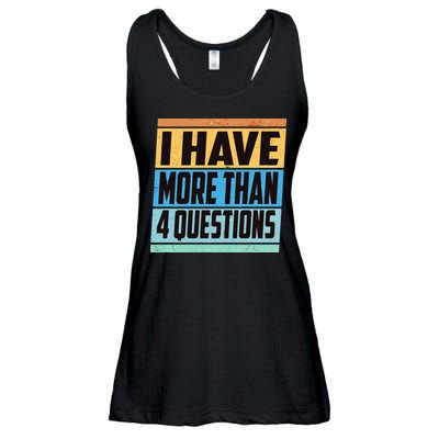 Passover I Have More Than 4 Questions Ladies Essential Flowy Tank
