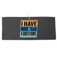 Passover I Have More Than 4 Questions Large Microfiber Waffle Golf Towel
