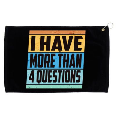 Passover I Have More Than 4 Questions Grommeted Golf Towel