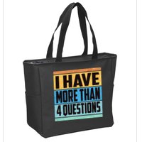 Passover I Have More Than 4 Questions Zip Tote Bag