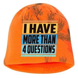 Passover I Have More Than 4 Questions Kati - Camo Knit Beanie