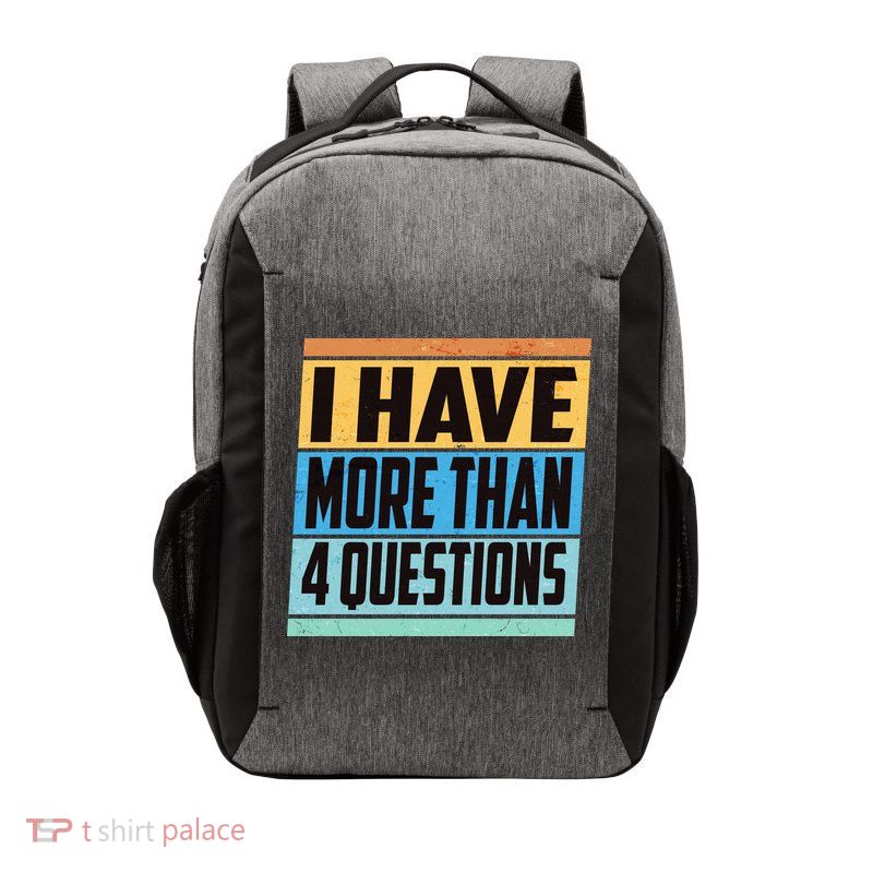 Passover I Have More Than 4 Questions Vector Backpack