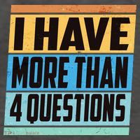 Passover I Have More Than 4 Questions Vector Backpack