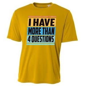 Passover I Have More Than 4 Questions Cooling Performance Crew T-Shirt