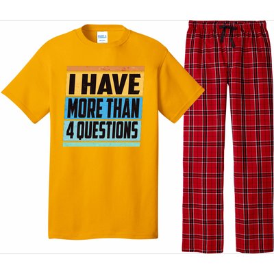 Passover I Have More Than 4 Questions Pajama Set