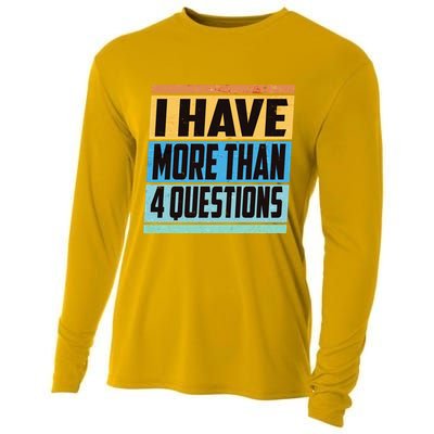 Passover I Have More Than 4 Questions Cooling Performance Long Sleeve Crew