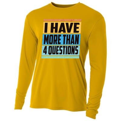 Passover I Have More Than 4 Questions Cooling Performance Long Sleeve Crew