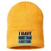 Passover I Have More Than 4 Questions Sustainable Knit Beanie