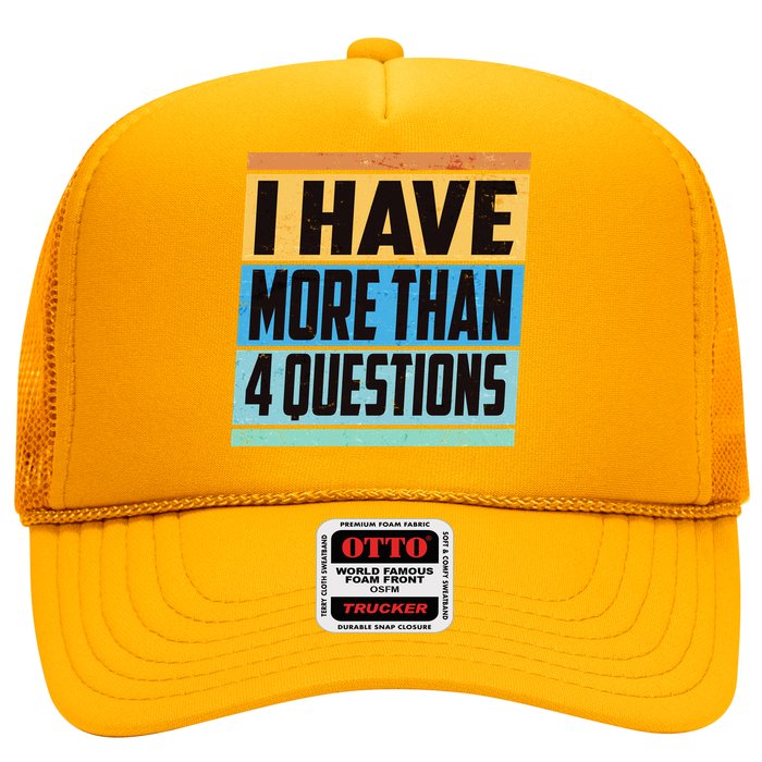 Passover I Have More Than 4 Questions Trucker Hat