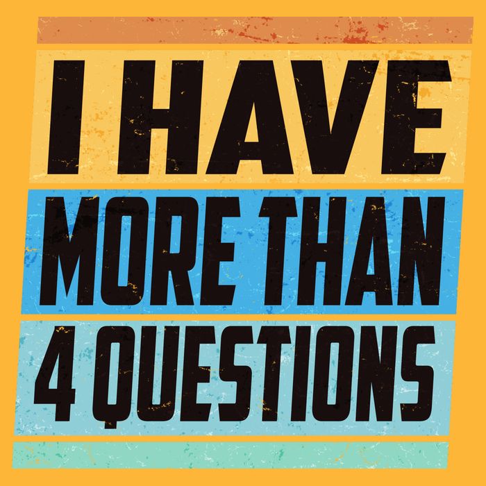 Passover I Have More Than 4 Questions Visor