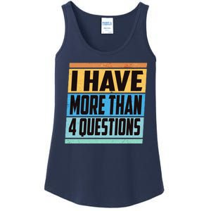 Passover I Have More Than 4 Questions Ladies Essential Tank