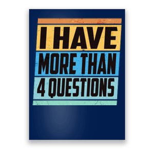 Passover I Have More Than 4 Questions Poster