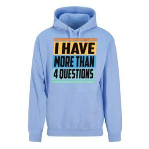 Passover I Have More Than 4 Questions Unisex Surf Hoodie