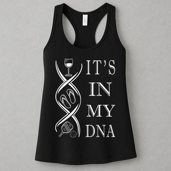 Pickleball Its In My Dna Womens Tank Top