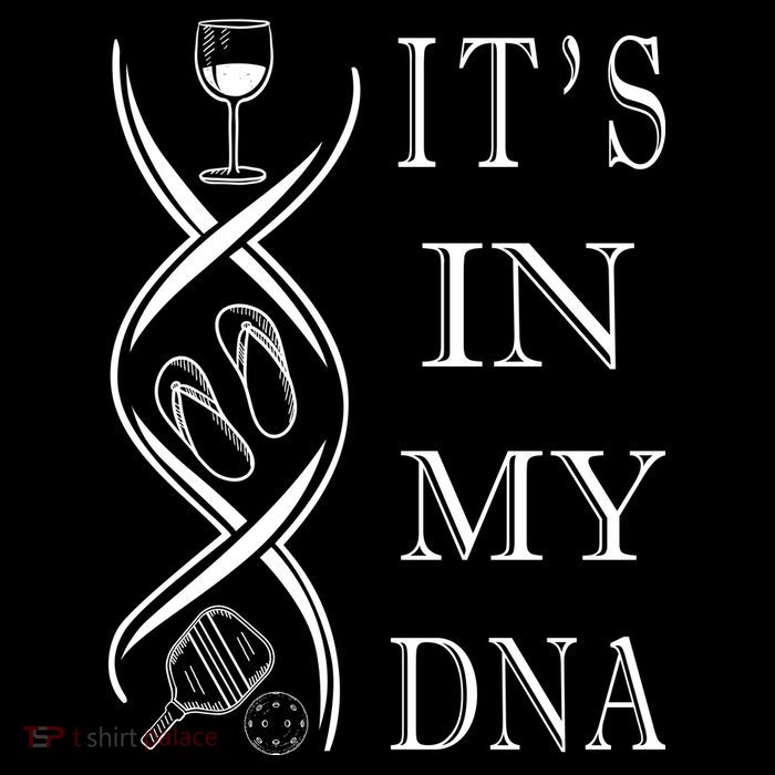 Pickleball Its In My Dna Zip Tote Bag