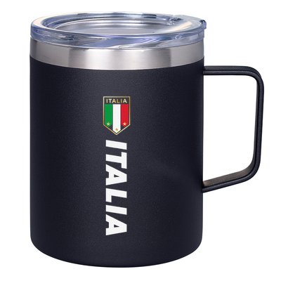 Proud Italian Italia Design Italian Soccer Jersey Style 12oz Stainless Steel Coffee Mug
