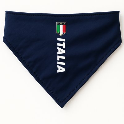 Proud Italian Italia Design Italian Soccer Jersey Style USA-Made Doggie Bandana