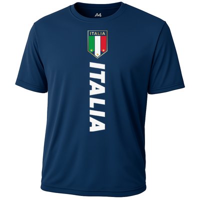 Proud Italian Italia Design Italian Soccer Jersey Style Cooling Performance Crew T-Shirt