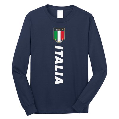 Proud Italian Italia Design Italian Soccer Jersey Style Long Sleeve Shirt