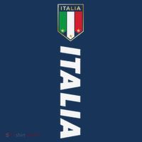 Proud Italian Italia Design Italian Soccer Jersey Style T-Shirt