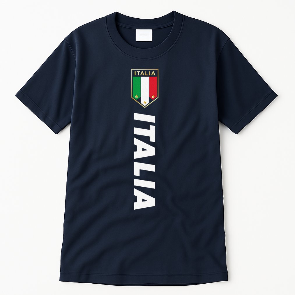 Proud Italian Italia Design Italian Soccer Jersey Style Tall T-Shirt