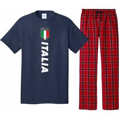 Proud Italian Italia Design Italian Soccer Jersey Style Pajama Set