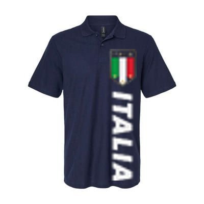 Proud Italian Italia Design Italian Soccer Jersey Style Softstyle Adult Sport Polo