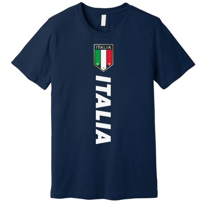 Proud Italian Italia Design Italian Soccer Jersey Style Premium T-Shirt