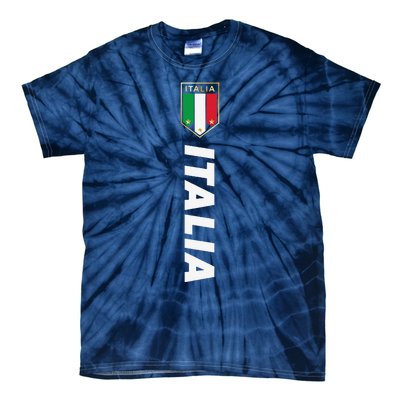 Proud Italian Italia Design Italian Soccer Jersey Style Tie-Dye T-Shirt