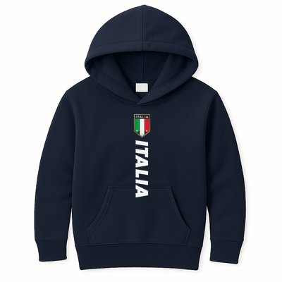 Proud Italian Italia Design Italian Soccer Jersey Style Kids Hoodie