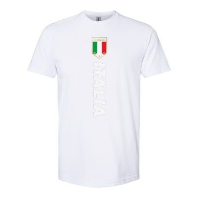 Proud Italian Italia Design Italian Soccer Jersey Style Softstyle® CVC T-Shirt