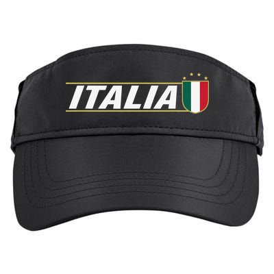 Proud Italian Italia Design Italian Soccer Jersey Style Adult Drive Performance Visor