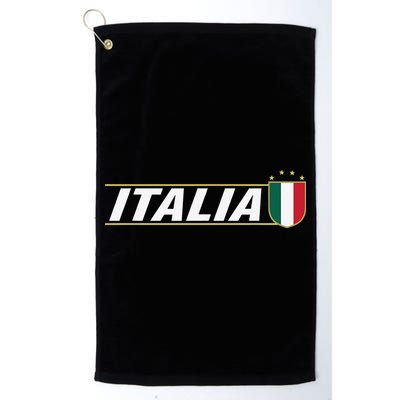 Proud Italian Italia Design Italian Soccer Jersey Style Golf Towel