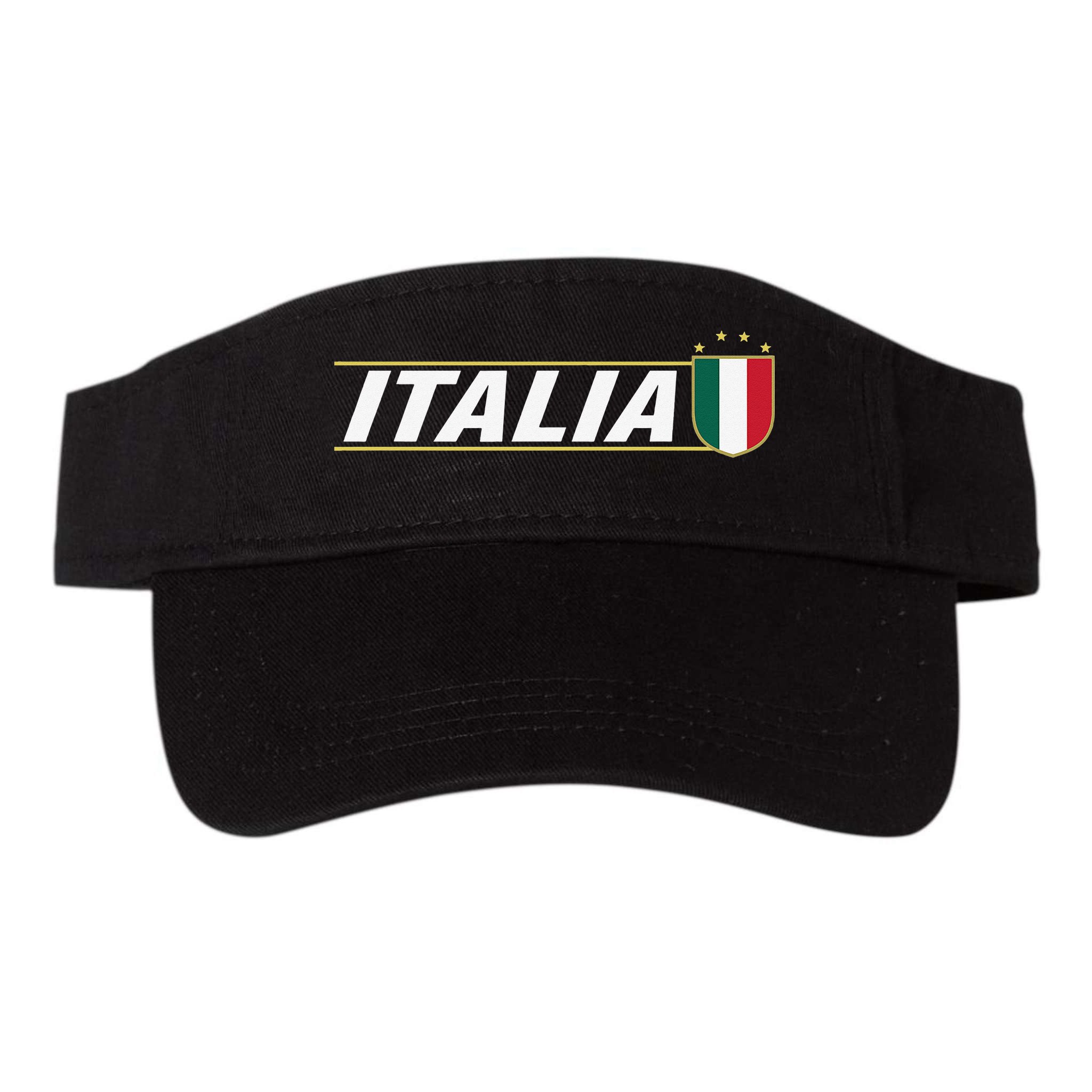 Proud Italian Italia Design Italian Soccer Jersey Style Visor